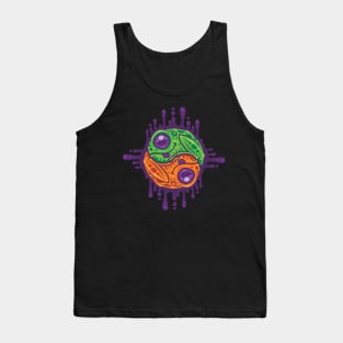 Trippy Drippy Frog Yin Yang Tank Top